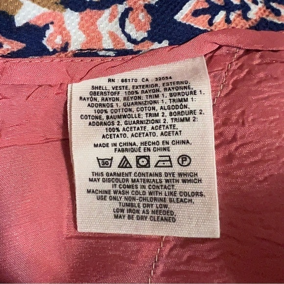 Anthropologie | Pilcro Paz Cropped Ikat Jogger Pants Drawstring Printed Size 26 - Picture 11 of 12